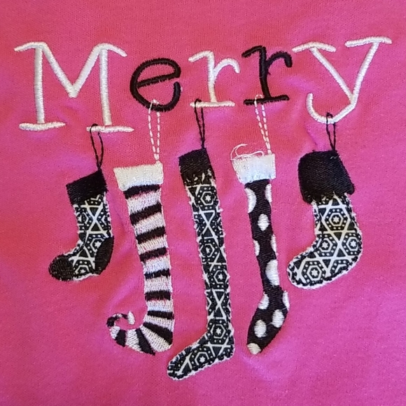 Embroidered Holiday t-shirts - Picture 5 of 7